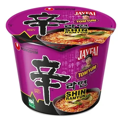 Nongshim Shin Ramyun Tom Yum Big Bowl packaging