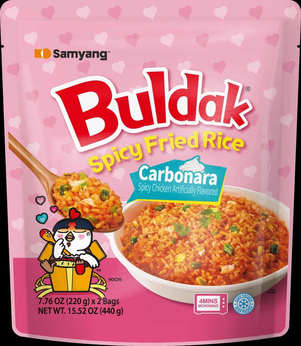Buldak Fried Rice Carbonara 440 g packaging