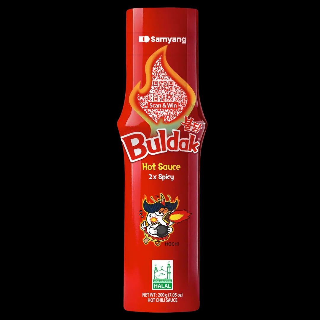 Buldak Hot Chicken Flavour Sauce 2x Spicy 200 g packaging