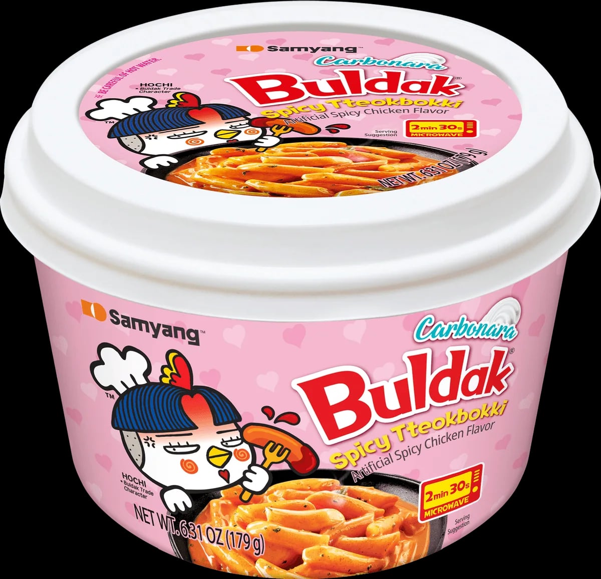 Buldak Tteokbokki Carbonara 179 g packaging