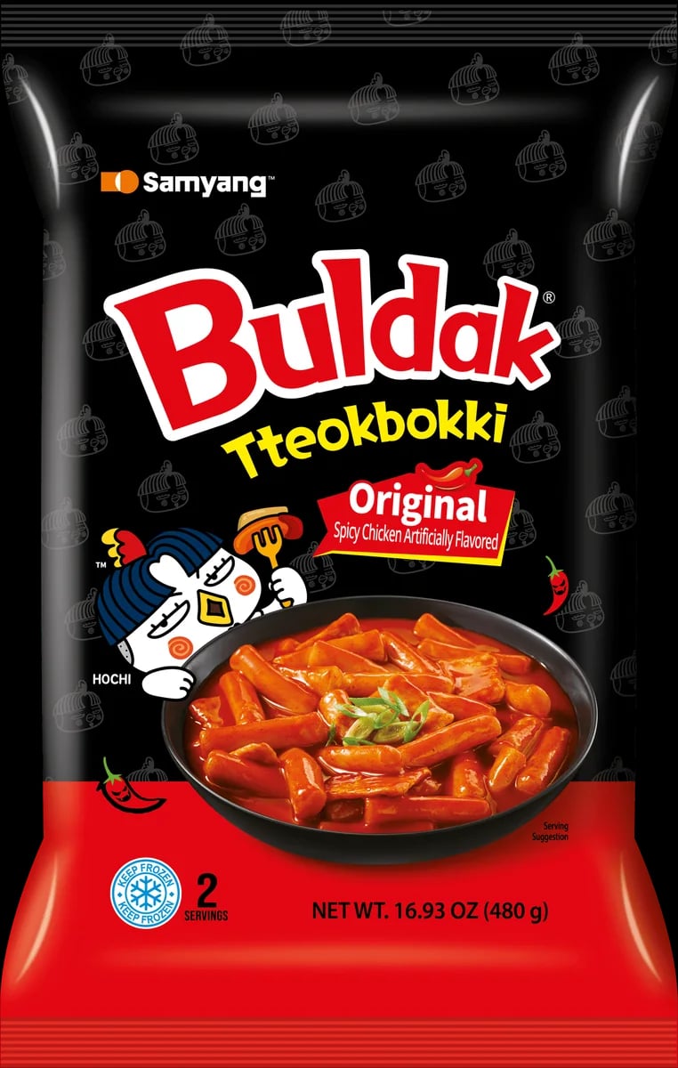 Buldak Tteokbokki Original (Frozen) 480 g packaging