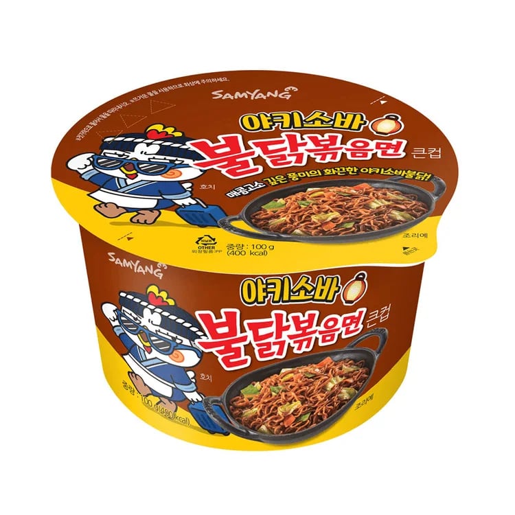 Buldak Yakisoba Big Bowl (Korean-language pack) packaging