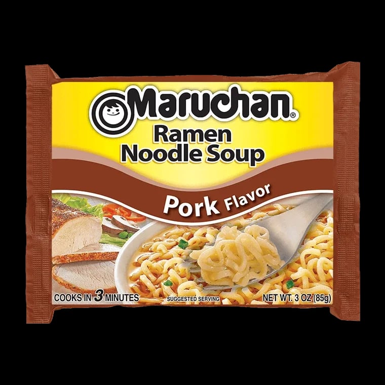 Maruchan Ramen Noodle Soup Pork Flavor packaging