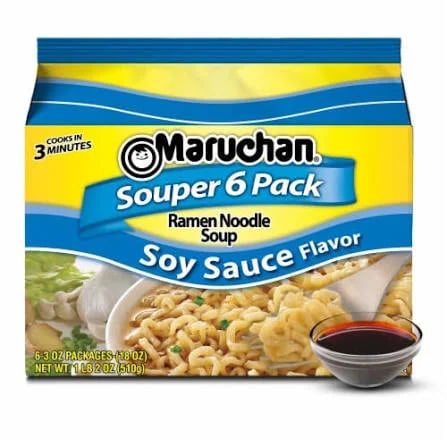 Maruchan Ramen Noodle Soup Soy Sauce Flavor packaging
